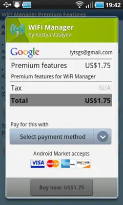 WiFi Manager android App screenshot 0